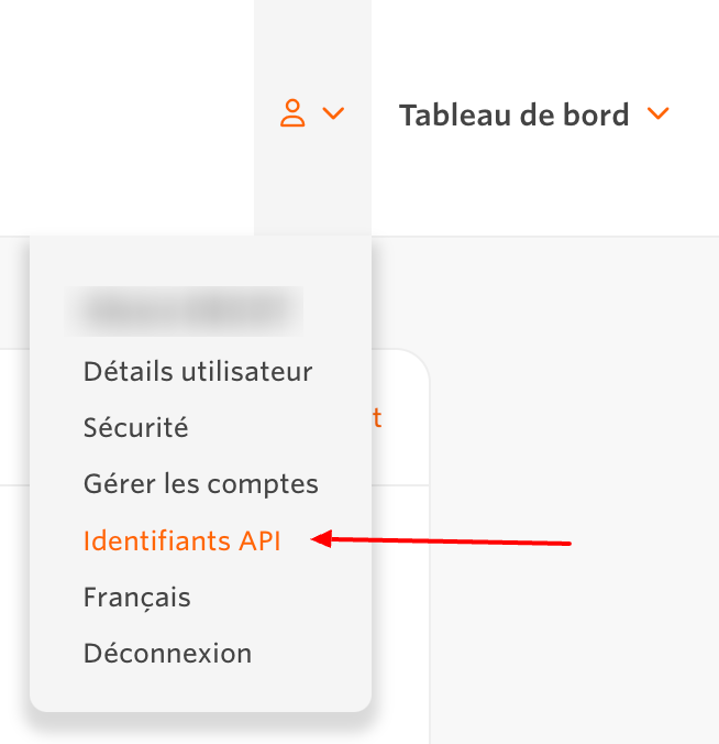 Access path to API key on Awin interface